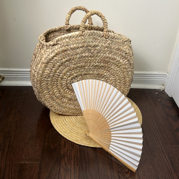 Vintage Cottagecore Bali Straw Bag - Picture 11 of 13